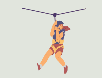 Thrilling High Speed Zipline Adventure